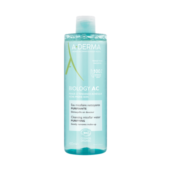 A-Derma Biology AC Purifying Cleansing Micellar Water for Acne-Prone Skin 400 ml