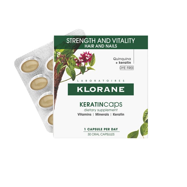 Klorane Keratin Caps for Hair & Nails 30 kapsula