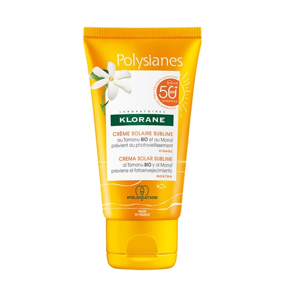 Klorane Polysianes Sun Face Cream SPF50+ 50 ml