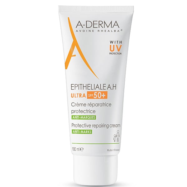 A-Derma Epitheliale A.H Ultra SPF50+ Protective Repairing Cream Against Marks 100 ml