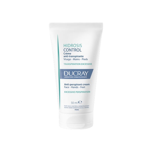 Ducray Hidrosis Control Anti-Perspirant Cream for Face, Hands, Feet 50 ml