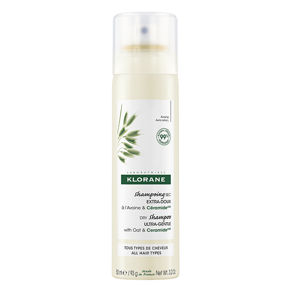 Klorane Dry Shampoo with Oat Milk Ultra-Gentle for All Hair Types 150 ml