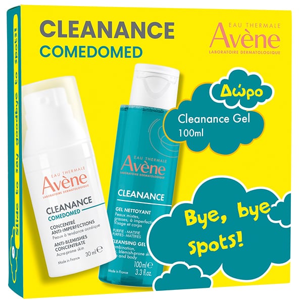 Avene Promo Cleanance Comedomed, 30ml & Free Cleanance Gel, 100ml 1 set