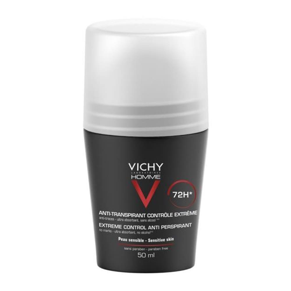 Vichy Homme 72h Extreme Control Anti-Perspirant Roll-on Deodorant 50 ml