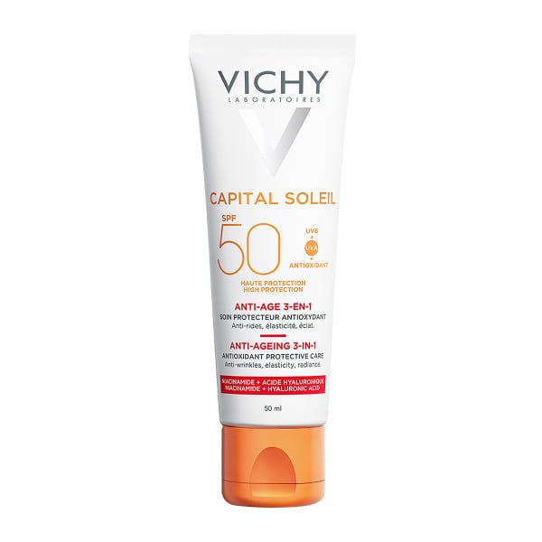 Vichy Capital Soleil Anti-Ageing 3-in-1 Antioxidant Protective Care SPF50 50 ml
