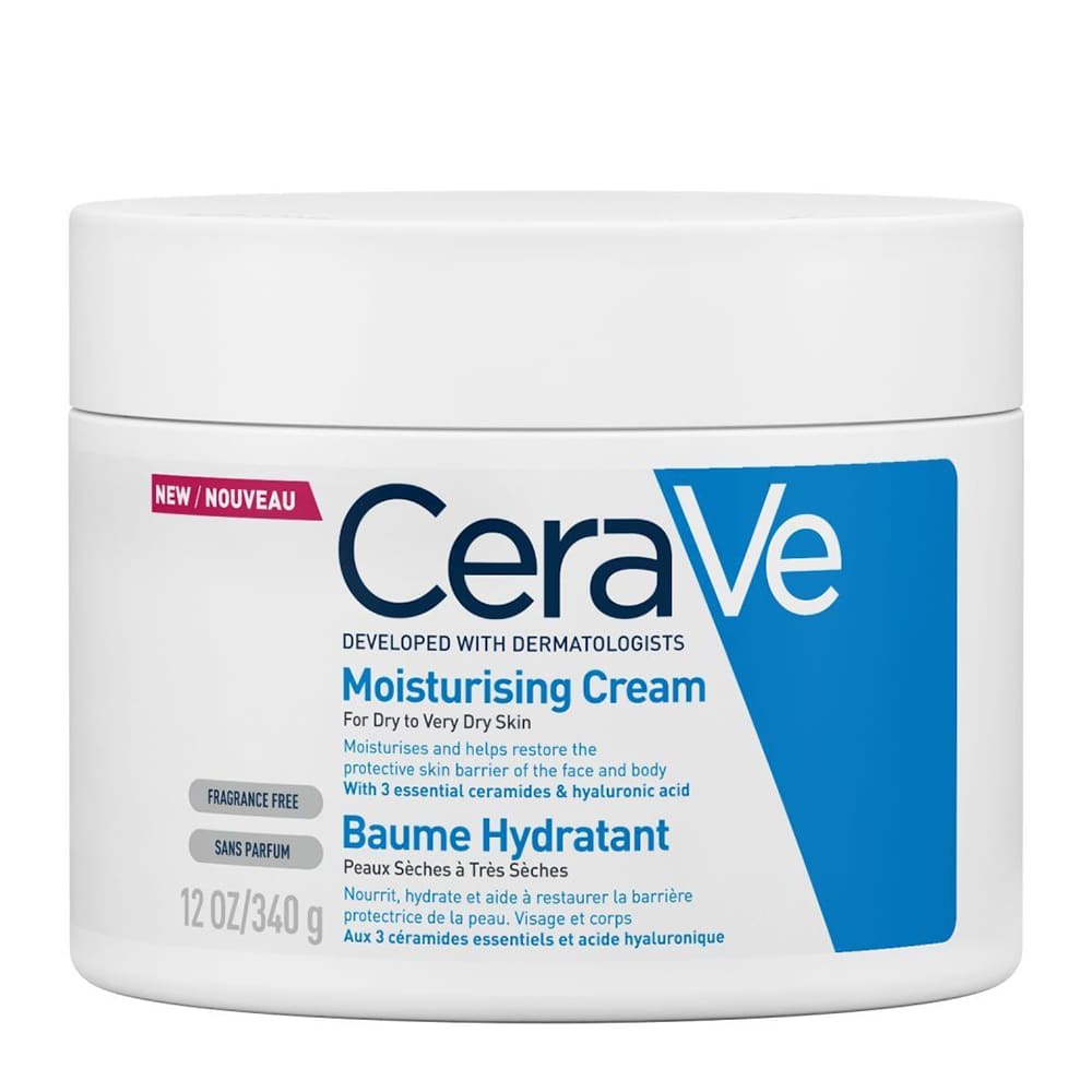 CeraVe Moisturising Cream for Dry to Very Dry Skin 340g