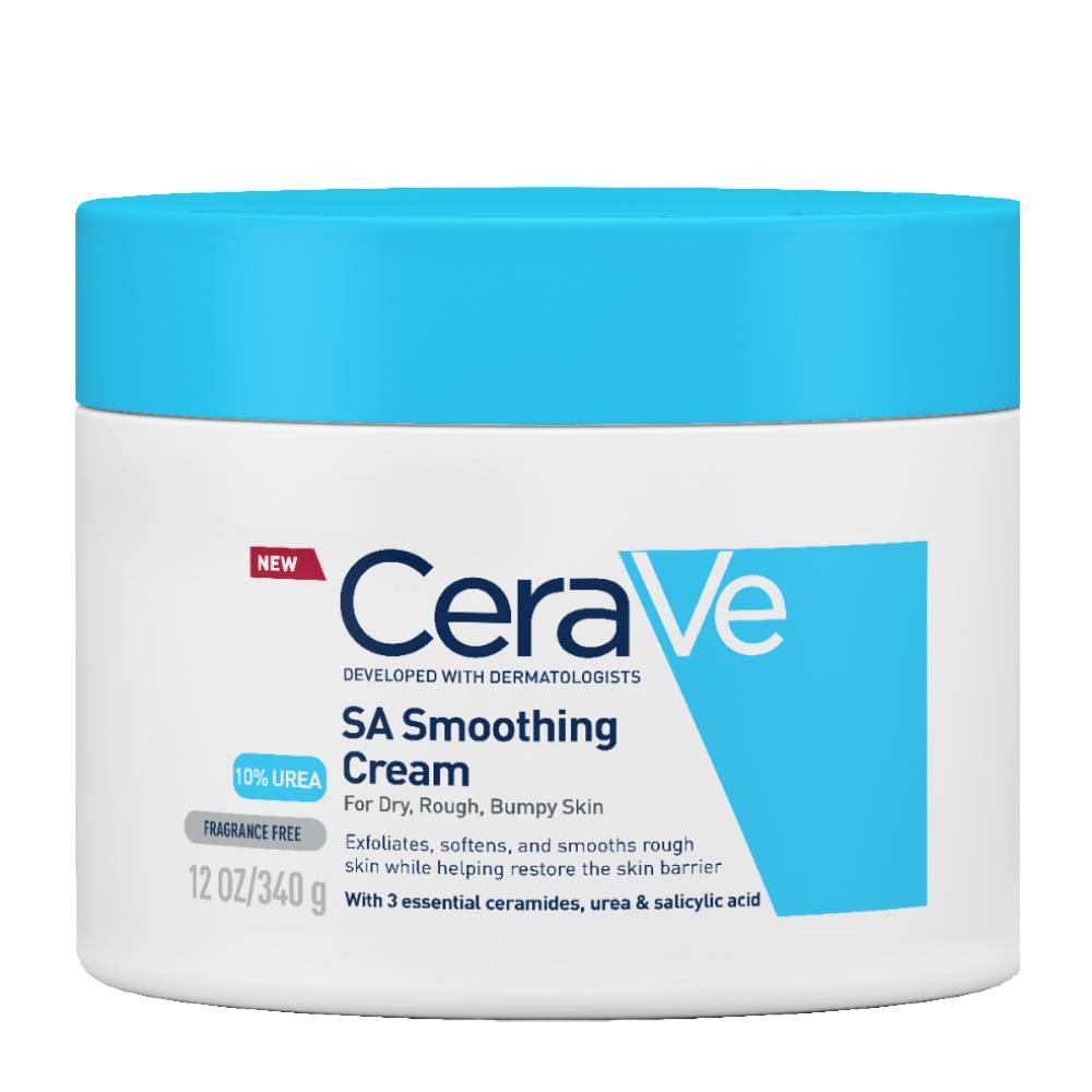 CeraVe SA Smoothing Cream for Dry, Rough, Bumpy Skin 10% Urea 340g