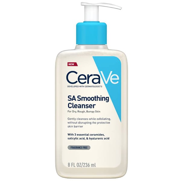 CeraVe SA Smoothing Cleanser for Dry, Rough, Bumpy Skin 10% Urea 236 ml