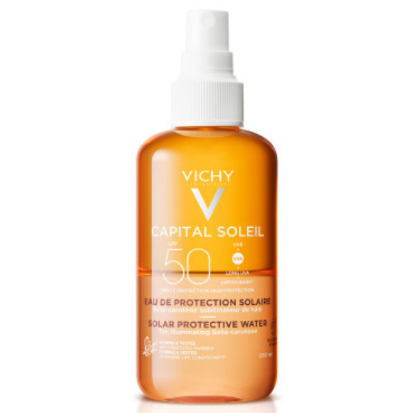 Vichy Capital Soleil Solar Protective Water Enhanced Tan SPF50 200 ml