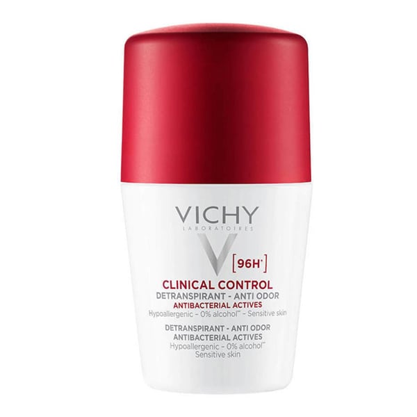 Vichy Clinical Control 96h Detranspirant Anti-Odor Deodorant Roll-on for Sensitive Skin 50 ml