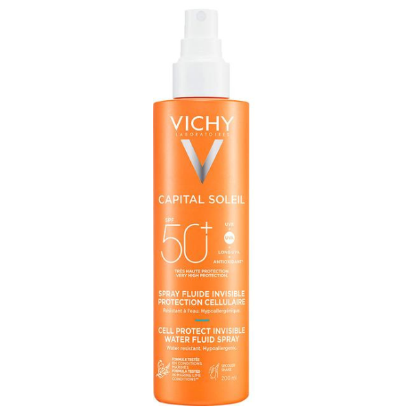 Vichy Capital Soleil Cell Protect Water Fluid Spray SPF50+ 200 ml