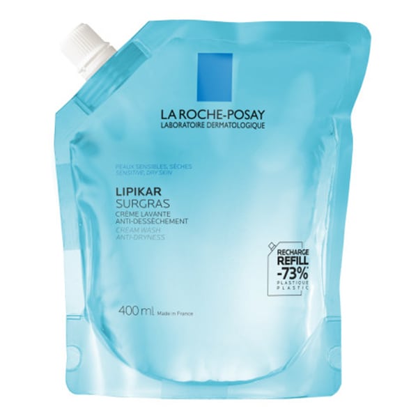 La Roche-Posay Lipikar Surgras Cream Wash Refill Anti-Dryness 400 ml