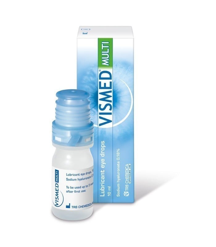 Vismed Multi Lubricant Eye Drops with Sodium Hyaluronate 0.18% 10 ml