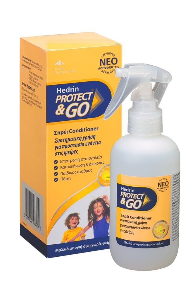 Hedrin Protect & Go Anti-Lice Spray Conditioner Orange-Mango 200 ml