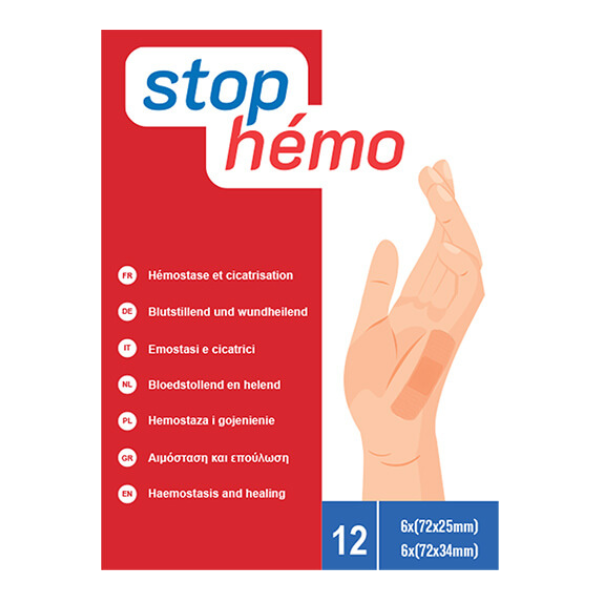 Stop Hemo Ngjitës steril hemostatik 12 copë