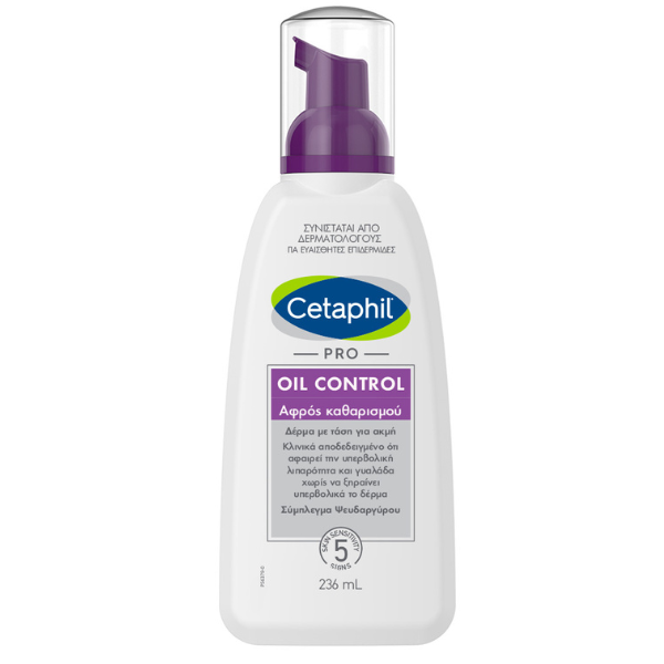Cetaphil Pro Oil Control Wash Foam for Oily, Acne-Prone Skin 236 ml