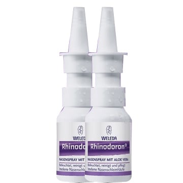 2 x Weleda Rhinodoron Nasal Spray with Aloe Vera 2 x 20ml
