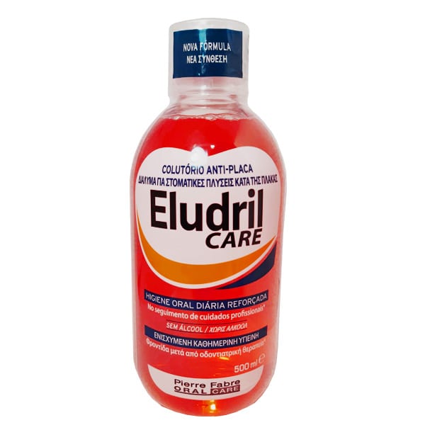 Elgydium Eludril Care Anti-Plaque Mouthwash 500 ml