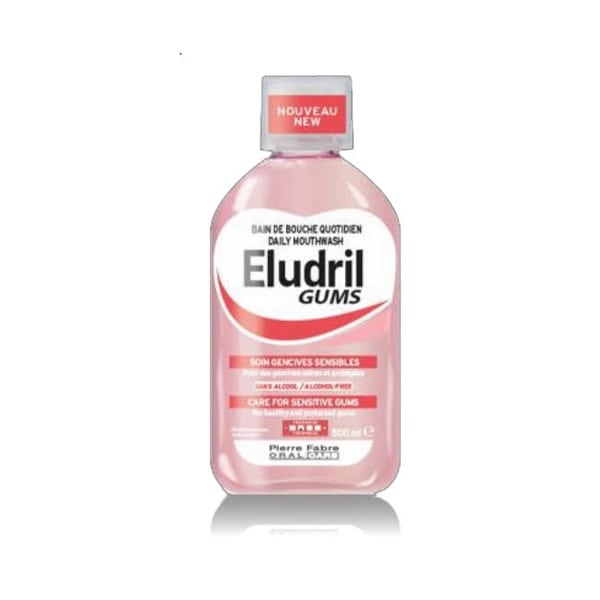 Elgydium Eludril Gums Daily Mouthwash for Sensitive Gums 500 ml