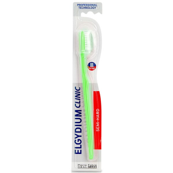 Elgydium Clinic Semi-Hard 25/100 Toothbrush 1 copë - Lakër