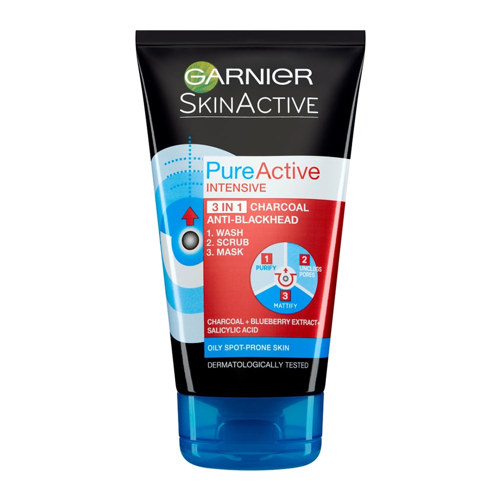 Garnier Pure Active 3-in-1 Blackheads Gel-Mask 150 ml