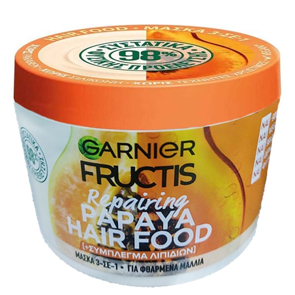 Garnier Fructis Hair Food Papaya Mask 3in1 390 ml