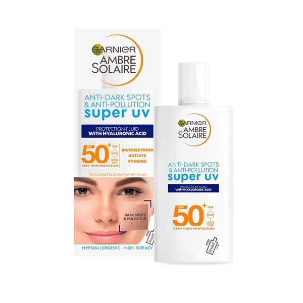 Garnier Ambre Solaire Anti-Dark Spots & Anti-Pollution Super UV Spf50+ 40 ml