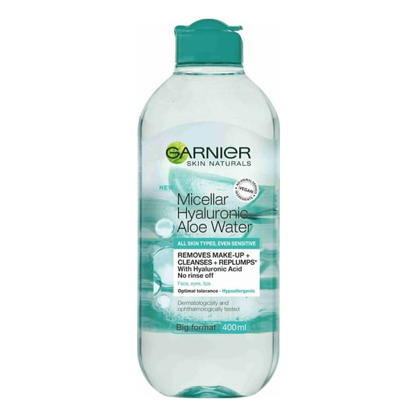 Garnier Skin Naturals Micellar Cleansing Water with Hyaluronic Acid & Aloe 400 ml