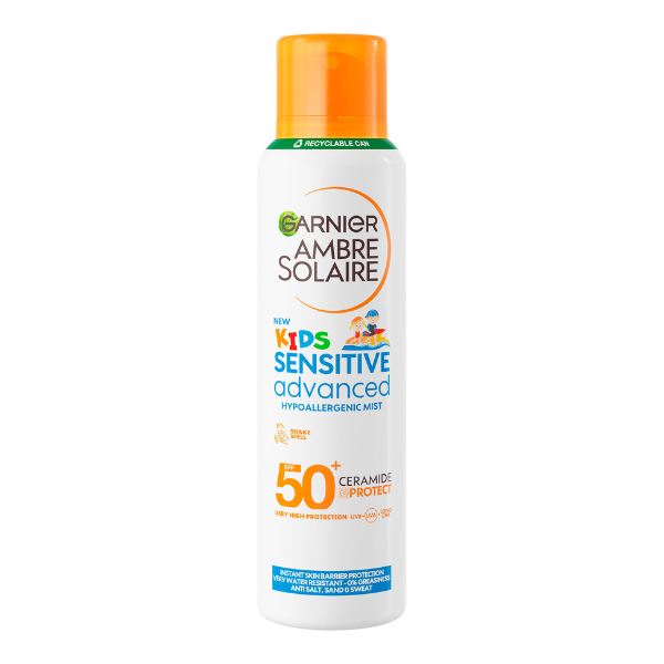 Garnier Ambre Solaire Kids Sensitive Advanced Anti-Sand Hypoallergenic Mist SPF50+ 150 ml