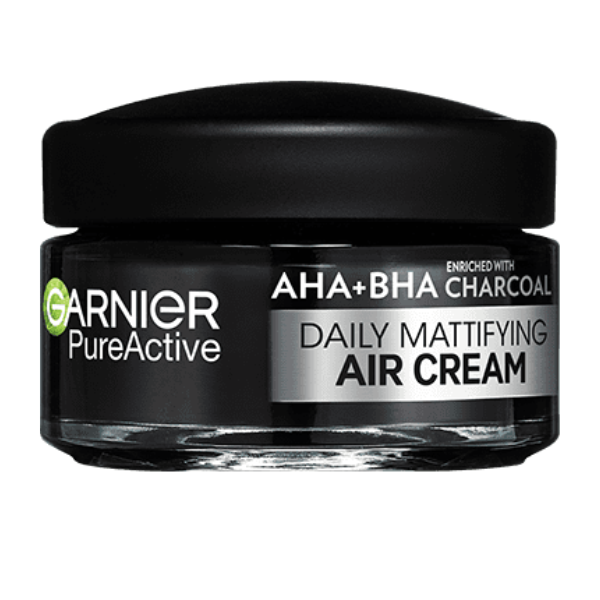 Garnier PureActive AHA & BHA Charcoal Daily Mattifying Air Cream 50 ml