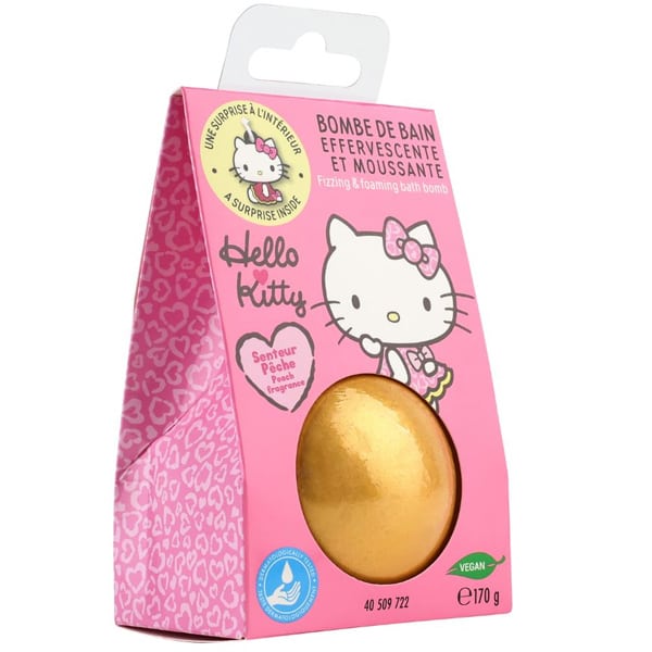 Take Care Hello Kitty Bath Bomb Peach 1 copë