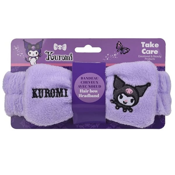 Take Care Kuromi Skincare & Makeup Headband Purple 1 copë