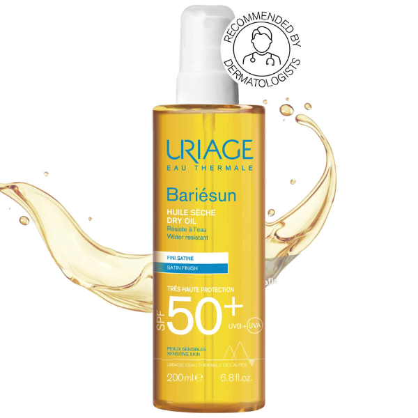 Uriage Bariesun Dry Oil Satin Finish SPF50+ 200 ml
