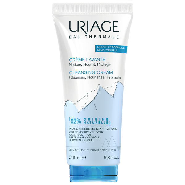 Uriage Cleansing Cream for Face, Body & Hair 200 ml