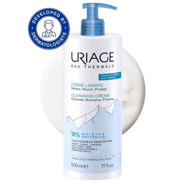 Uriage Cleansing Cream for Face, Body & Hair 500 ml