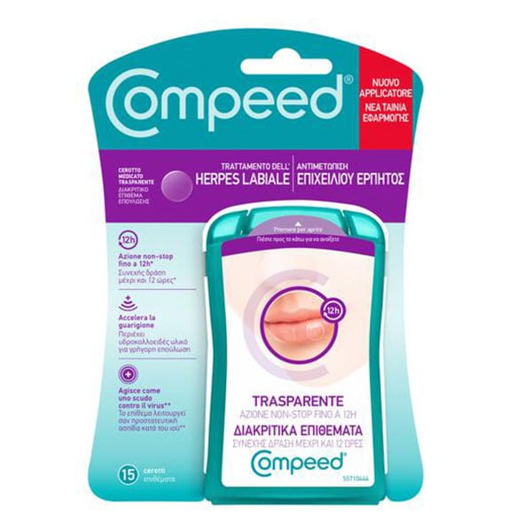 Compeed Cold Sore Discreet Healing Patch 15 copë