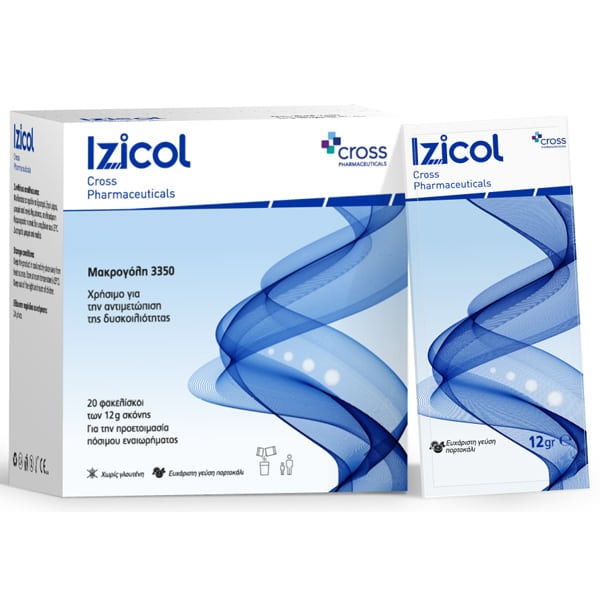 Cross Pharmaceuticals Izicol Macrogol 3350 20x12g