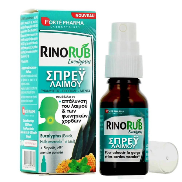 Forte Pharma RinoRub Eucalyptus Throat Spray 15 ml