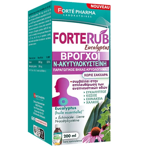Forte Pharma Forte Rub Sirup Eucalyptus 200 ml