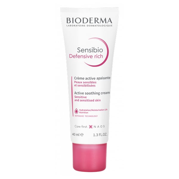 Bioderma Sensibio Defensive Rich Active Soothing Cream for Sensitive Skin 40 ml