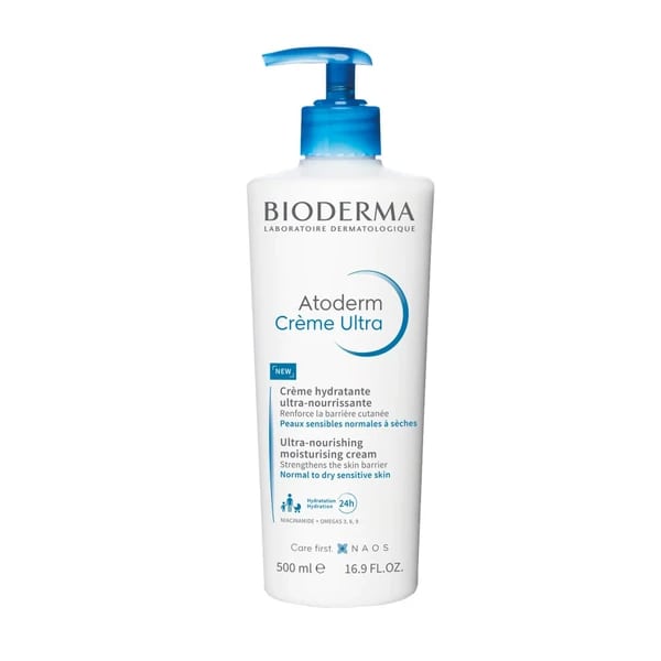 Bioderma Atoderm Creme Ultra-Nourishing Moisturising Cream for Normal to Dry Sensitive Skin 500 ml