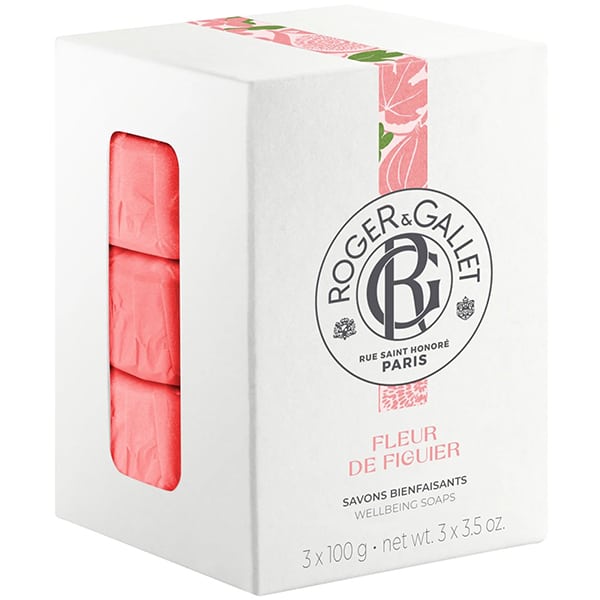 Roger&Gallet Fleur de Figuier Wellbeing Soaps, 3x100g 1 set