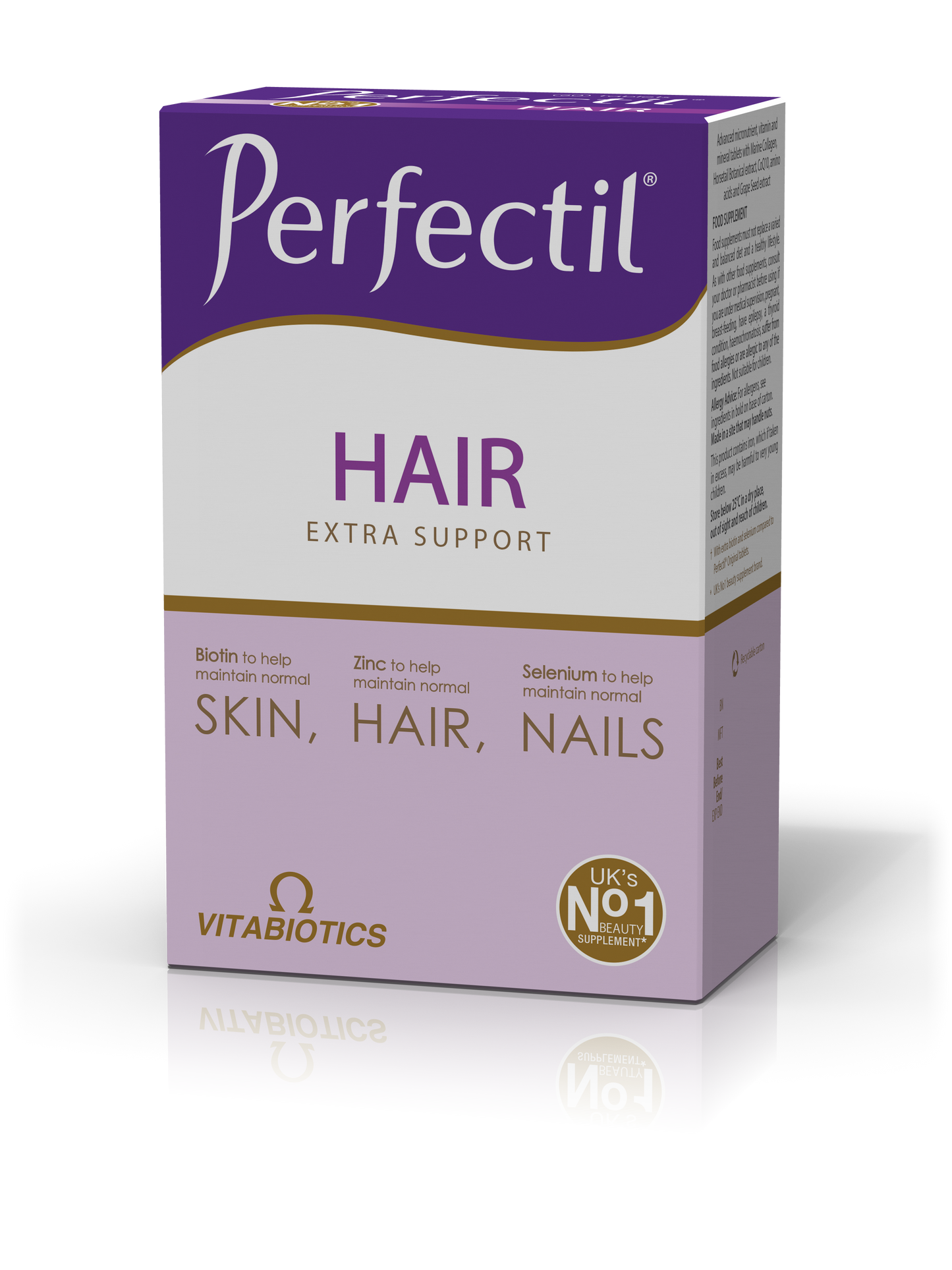 Vitabiotics Perfectil Hair Extra Support 60 tableta
