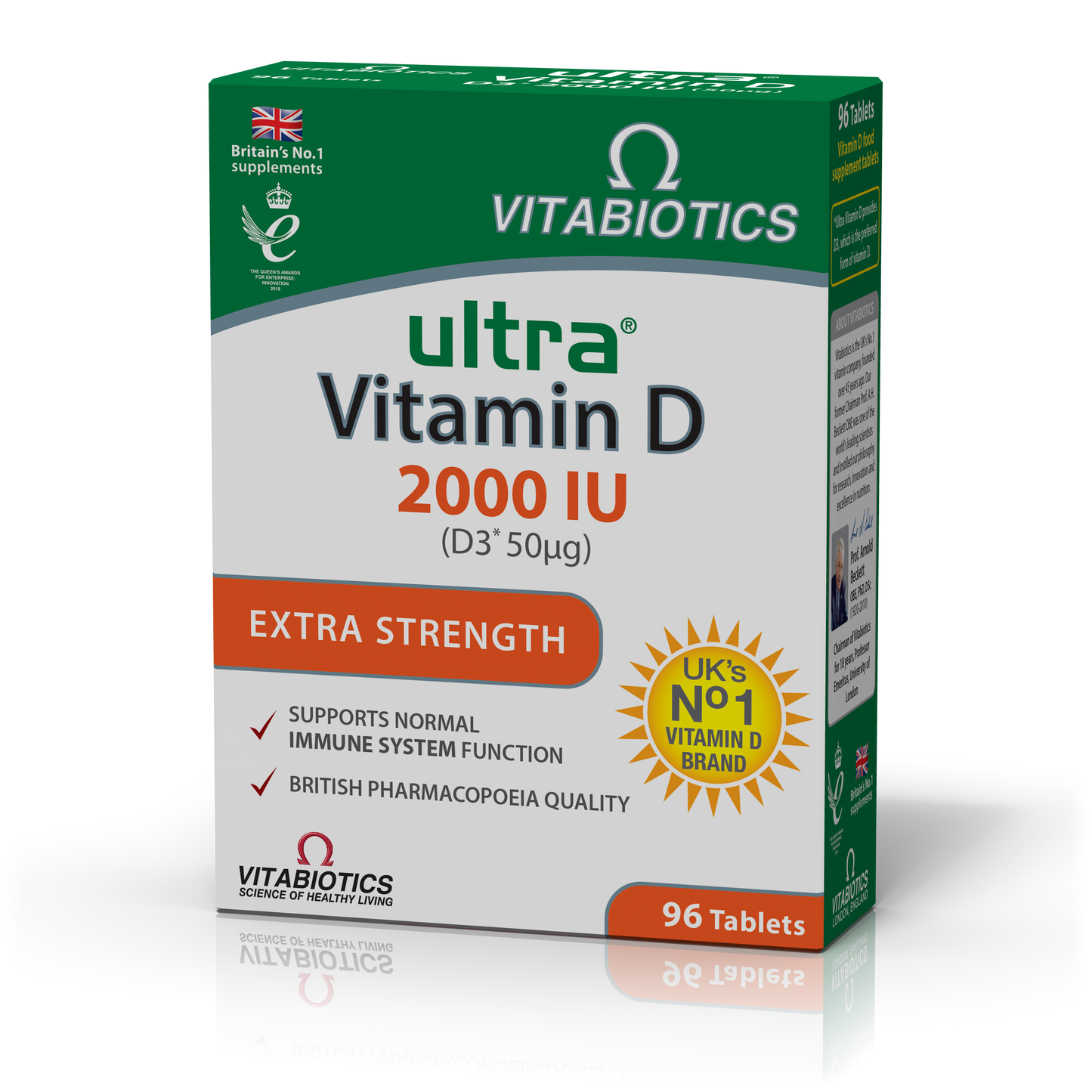 Vitabiotics Ultra Vitamin D 2000 IU D3 50mg 96 tableta