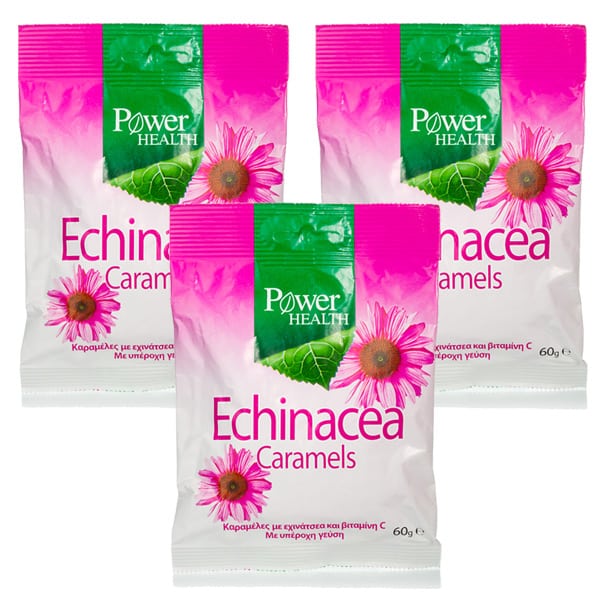 3x Power Health Caramels Echinacea 3x60gr