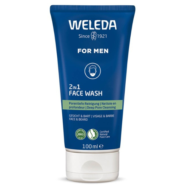 Weleda for Men 2in1 Face & Beard Wash 100 ml