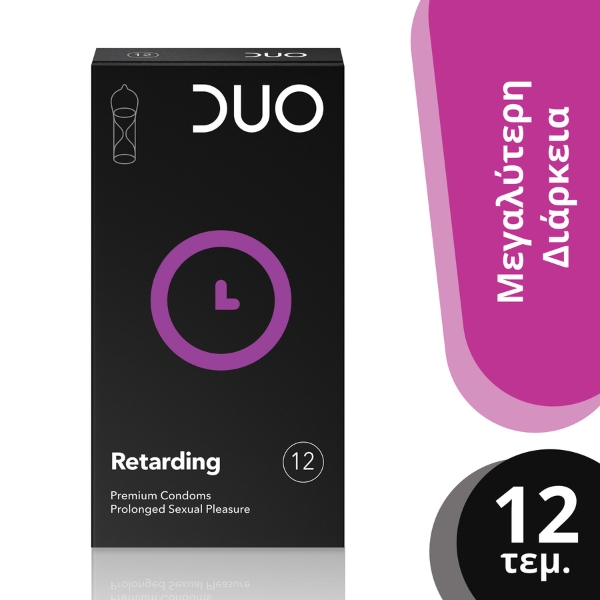Duo Longer Pleasure Condoms 12 copë