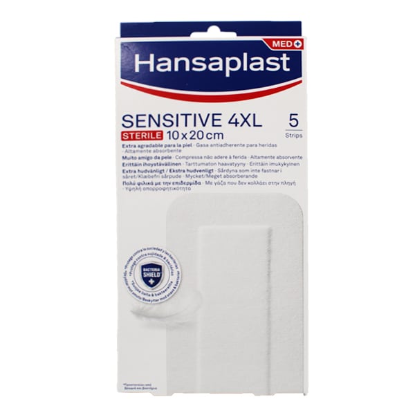 Hansaplast Sensitive Sterile 4XL Plasters (10 x 20cm) 5 copë