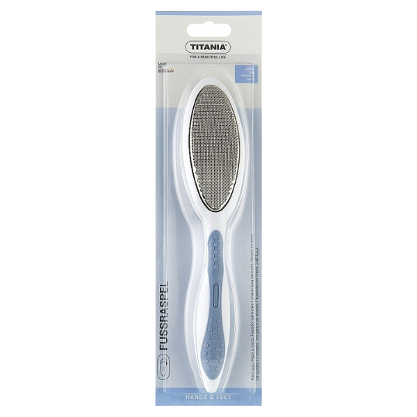 Titania Foot File Double-Sided Emery & Metal 1 copë - Gri e çelët