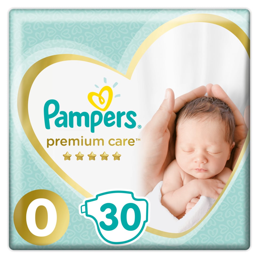 Pampers Premium Care Value Pack No.0 (Premature) 1-2.5 kg Diapers 30 copë